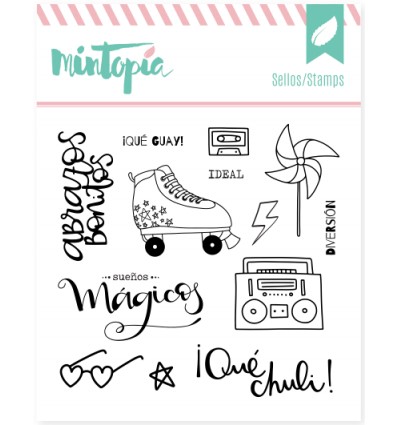Sello Hashtags Navideños