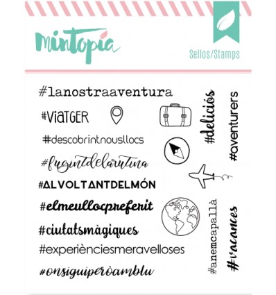 Sello Hashtags Catalán