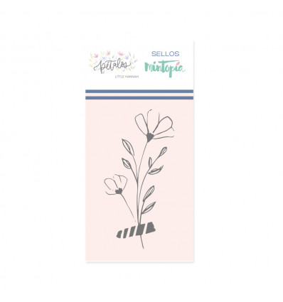 Mini sello ramita con washi 1