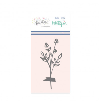 Mini sello ramita con washi 2