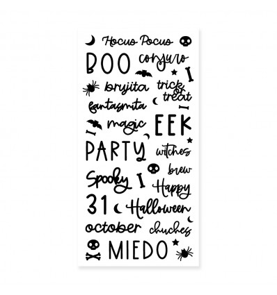 Pegatinas frases foam CHOCOLATE