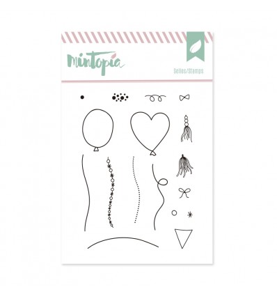 Sello Hojas tropicales