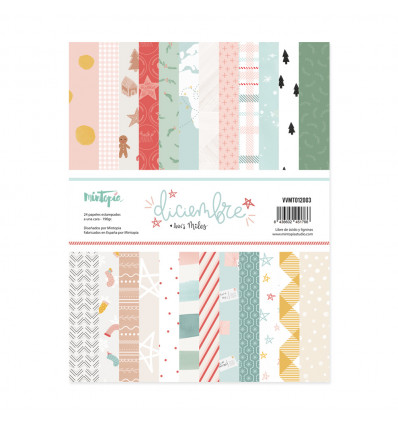 Pad de 6"x8" Diciembre de Mintopía