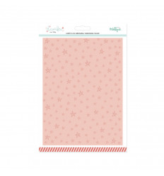 Carpeta de embossing 6"x8" Mintopía Diciembre Estrellas