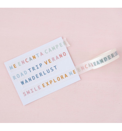 Washi Tape palabras Aventura