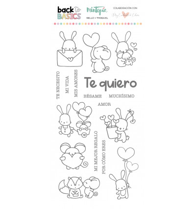 Sello Te quiero Back to Basics