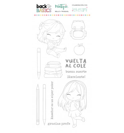 Sello Vuelta al cole Back to Basics