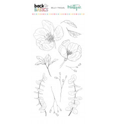 Sello Peonias 2 Back to Basics
