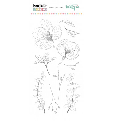 Sello Peonias 2 Back to Basics