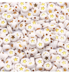 Set bolitas letras doradas JOY