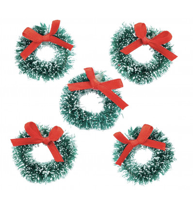Set coronas navideñas JOY