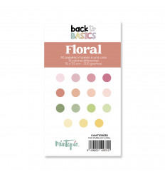 Pad papeles 15 x 7,5 cm Floral Black To Basics