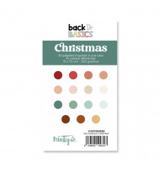 Pad papeles 15 x 7,5 cm Christmas Black To Basics