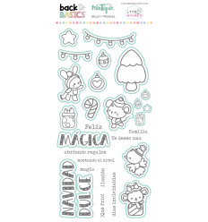 Sello y troquel coordinado Dulce Navidad Back to Basics
