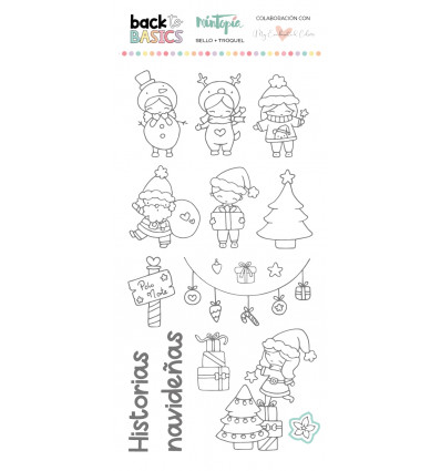 Sello Historias navideñas Back to Basics