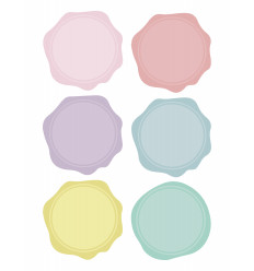 Set mini lacres 100 piezas PASTEL Back to Basic