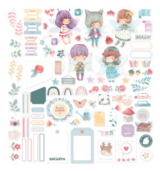 Die cuts Chibi en el Bosque