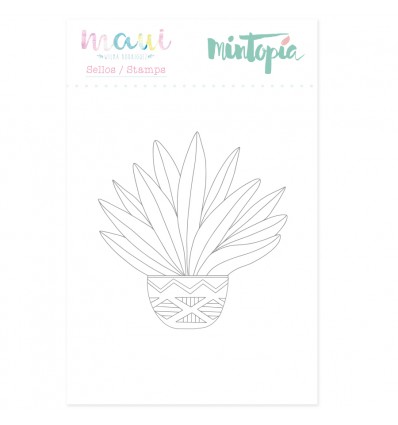 Sello Planta tropical (3 unidades)