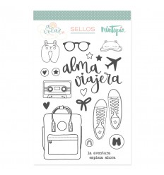 Sello Alma viajera (3 unidades)
