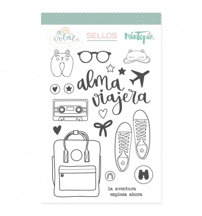Sello Alma viajera (3 unidades)