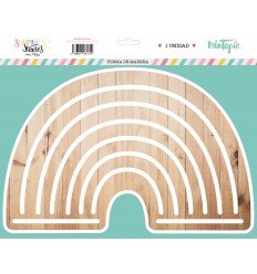 Arcoiris de madera 30 cm