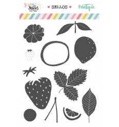 Set de sellos Frutas