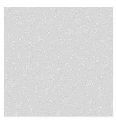 Acetato 12"x12" Muérdago Adornos